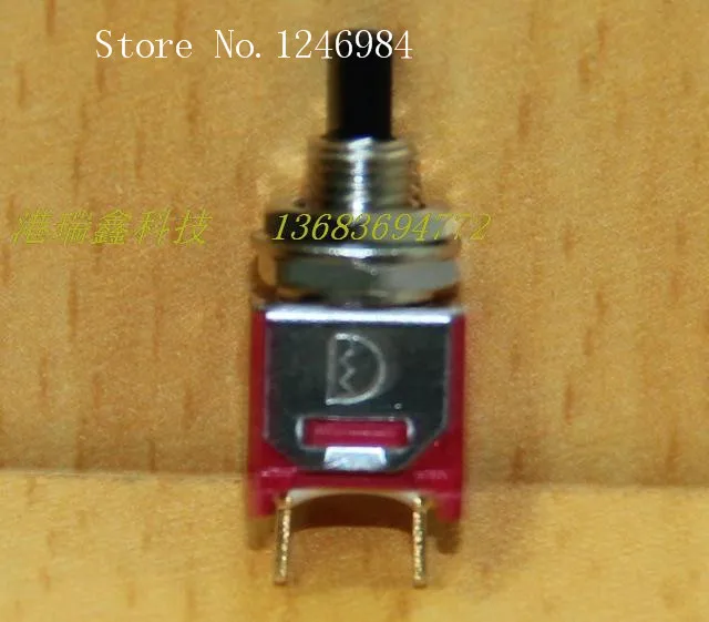 [SA]TS-21 feet gilded trigger reset normally open M5.08 single toggle button switch without a lock Q28--100pcs/lot