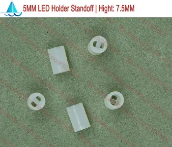 200 teile/los 5MM LED Lampe Halter Hight: 7,5 MM Licht Emittierende Diode Spacer Unterstützung Abstandsbolzen