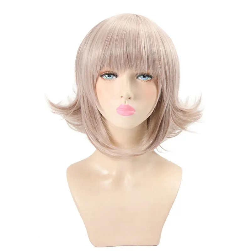 

HSIU Super DanganRonpa Cosplay Wig Chiaki Nanami Costume Play Woman Adult Halloween Anime Game Hair