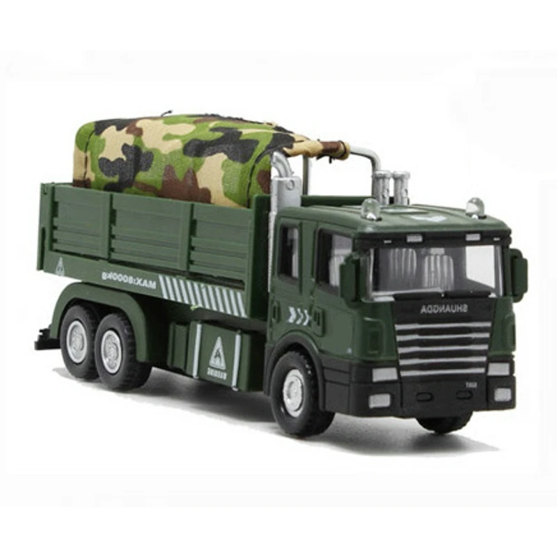 Electronic Transport Vehicles New High Simulated Metal Educational Construction Vehicle Toy Car Military Model Child Boy Gifts