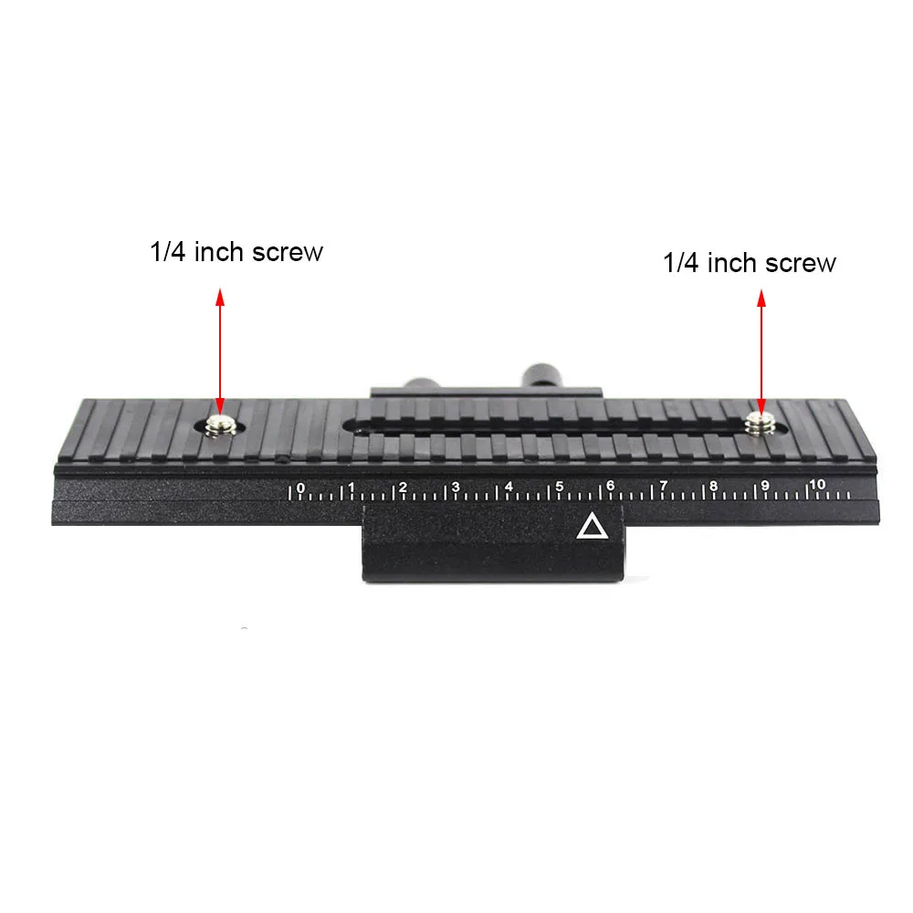 Kolivar 2 way Macro Shot Focusing Focus Rail Slider for CANON NIKON SONY DSLR Camera Close up Shooting Photography Macro Slider