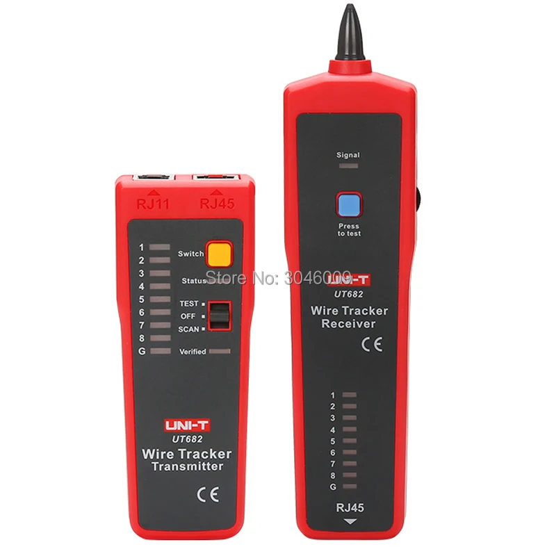 UNI-T UT682 Wire Tracker,Multifunctional Intelligent Finder,Tracks network lines,telephone lines,power cables,and coaxial lines