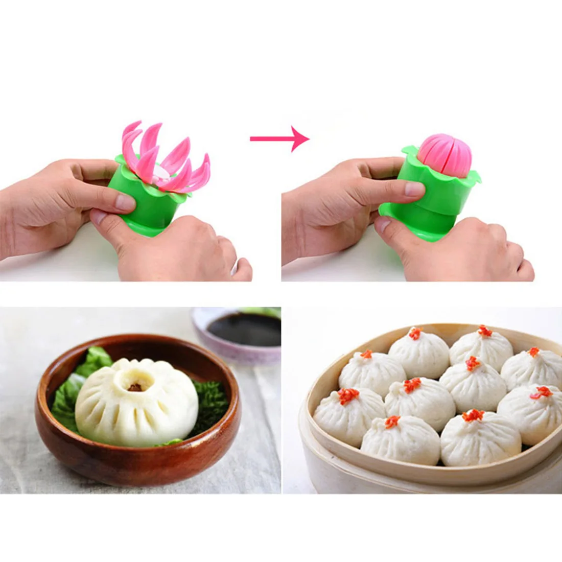 

Hot Sale 1Pcs Pastry Pie Steam Bun Dumpling Maker Mold Mould Diy Tool Steamed Buns Steamed Stuffed Bun Making Mold