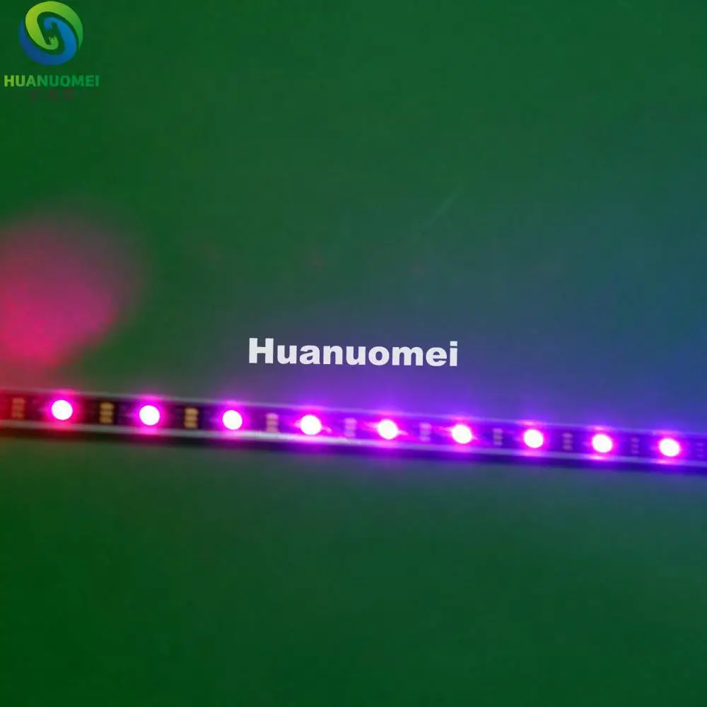 1M long addressable WS2812B DC5V 32LEDs led digital bar light;IP68 rated,U type alu shell;black pcb