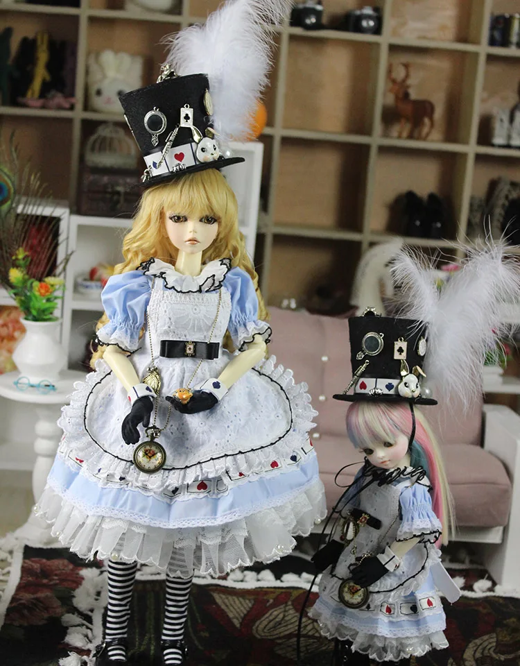 1/6 1/4 1/3 scale BJD clothing accessories dress+socks+hat suit for BJD/SD doll,Not included doll,shoes,wig and accessories 1527