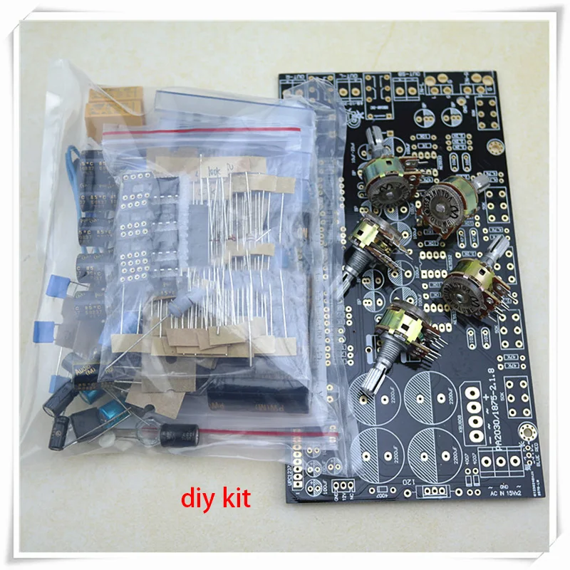 LM1875 2.1 Channel Digital Audio Amplifier Stereo High Power Amplifier Board Subwoofer BTL Amplifier Board 50W*2+100W