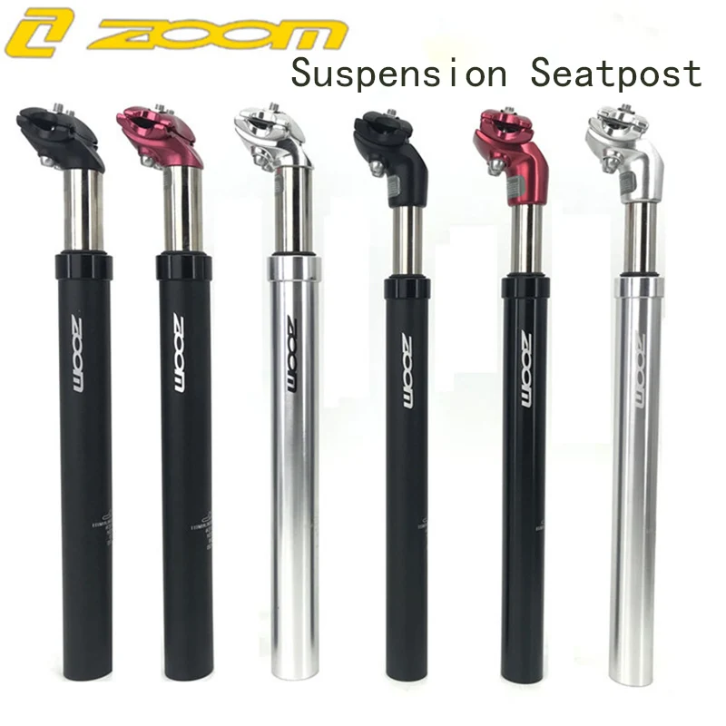 

ZOOM Suspension Bicycle Seatpost 27.2/28.6/30/30.4/30.8/31.6/33.9MM Seat Post Aluminium Bike Shock Absorption Damping Seat Tube