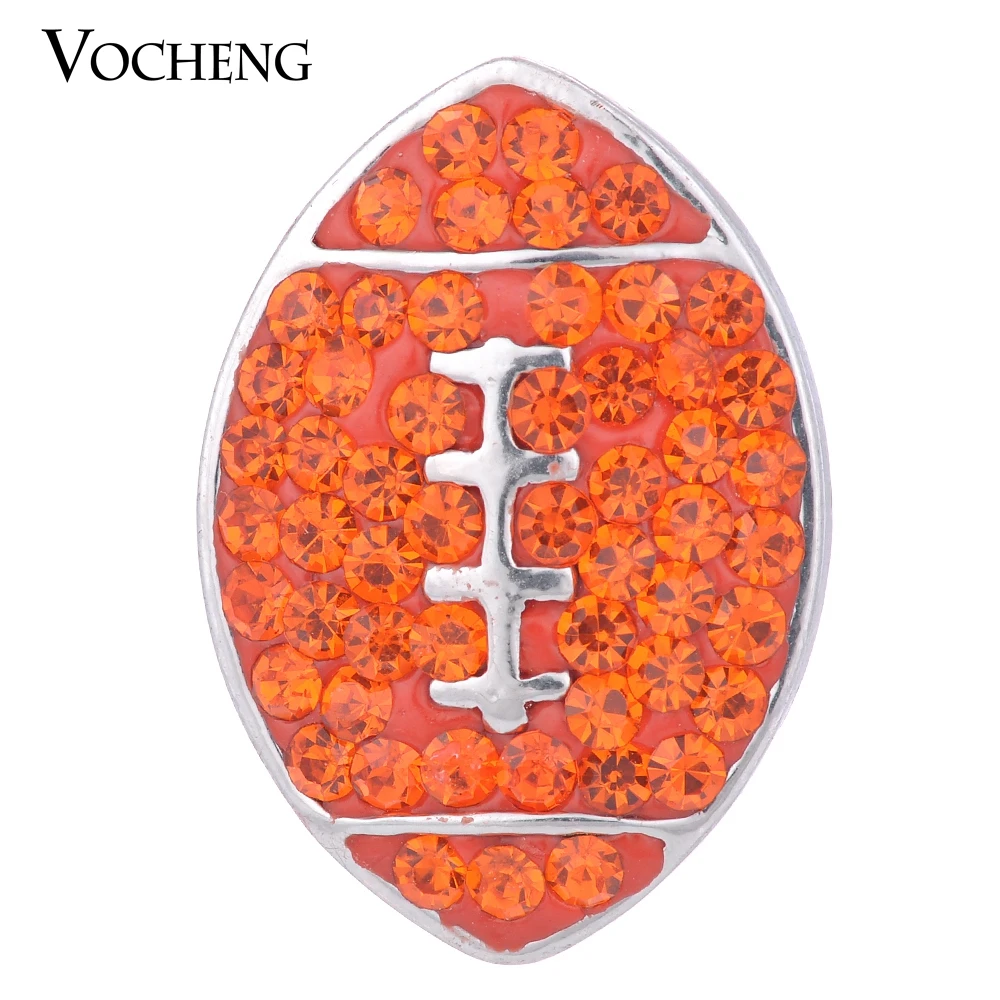 

Vocheng Snap Charms 18mm Bling Rugby Crystal Charms Jewelry Vn-1064