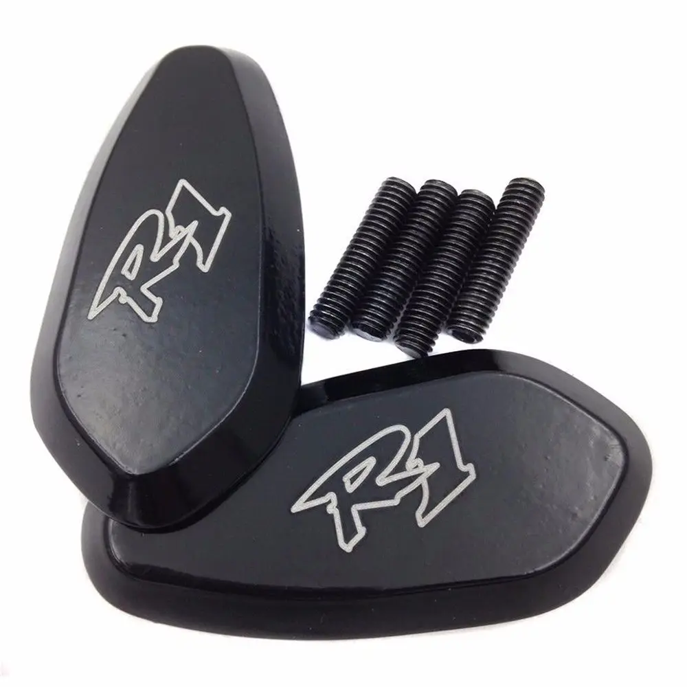 Motorcycle accessories CNC Aluminium R1 Mirror Base Plates for Yamaha YZF R1 YZF-R1 2000-2008