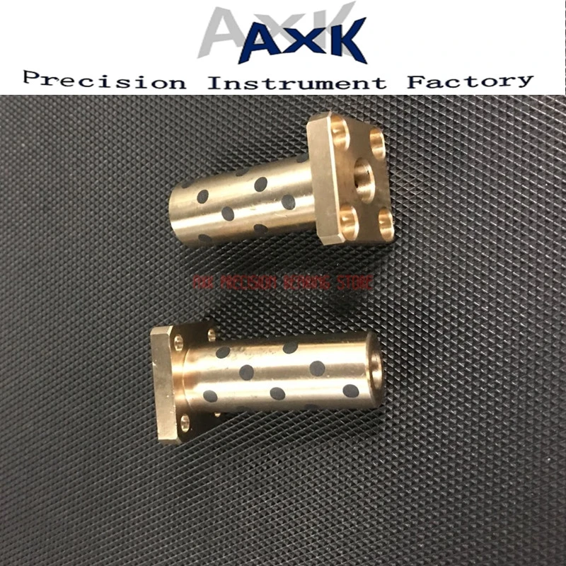 Cnc Router Parts Lmk20luu Lmk25luu Lmk30luu Flange Linear Bearing Cnc Jdb Solid Embedded Graphite Self-lubricating Oil