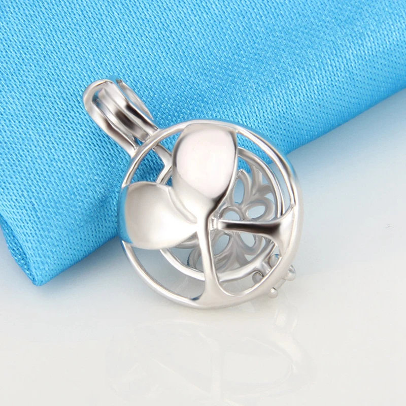 CLUCI 925 Sterling Silver Table Tennis Sporty Women Charms Pendant Round Sport Symbol Real Silver 925 Pearl Locket SC220SB