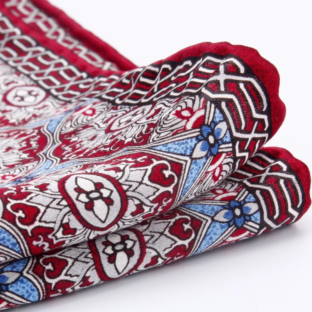 2020 Spring High Quality 100% Natural Silk Hand Roll Pocket Handkerchief Luxury Pocket Square