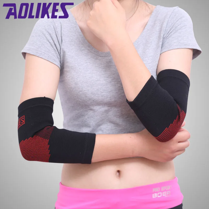 1pcs Elastic Elbow Support Nylon Tennis Basketball Arthritis Epicondylitis Pain Brace Gym Sport Elbow Protectors