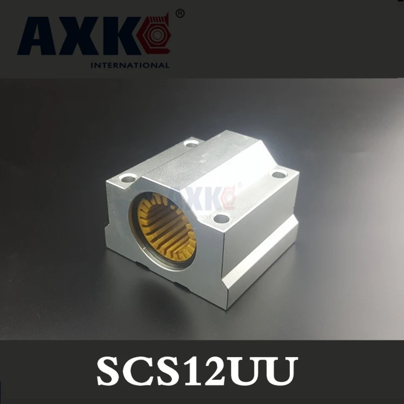 SC12UU SCS12UU SCS12UU-S 12mm Corrosion-resistant plastic dust slider plastic Linear motion ball bearings slide block bushing