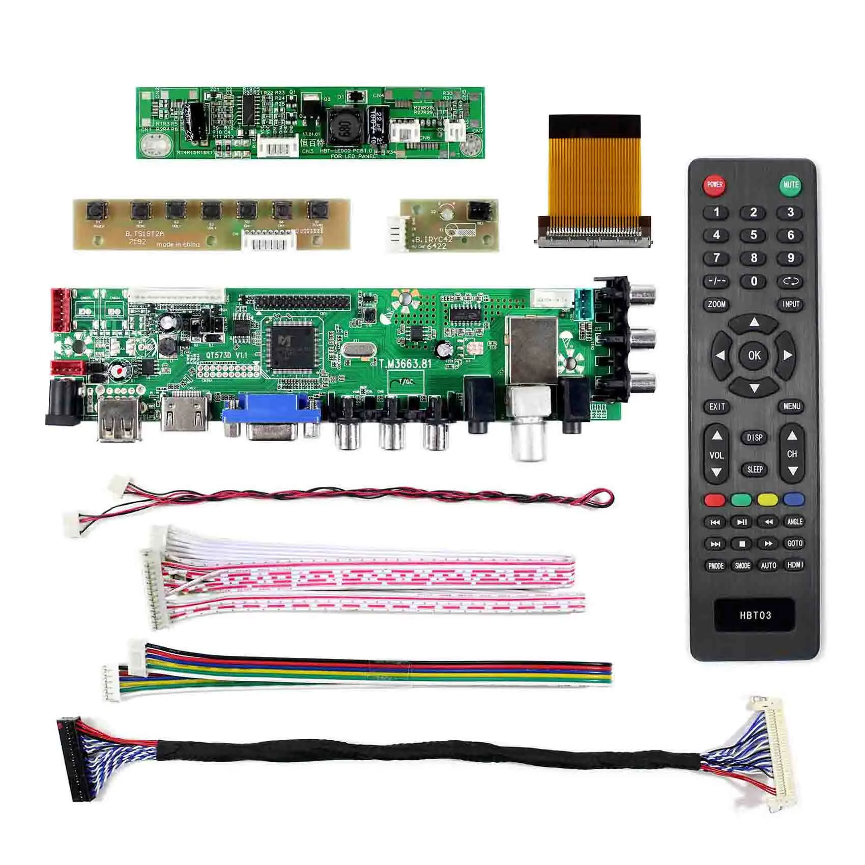 21.5inch 1920x1080 LTM215HT04 LCD Screen HD MI VGA AV USB ATV DTV LCD Board