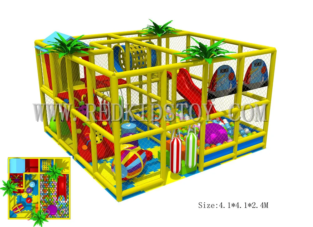 Exported to Australia Nontoxic Kids Indoor Soft Playground Custom-made 151229b