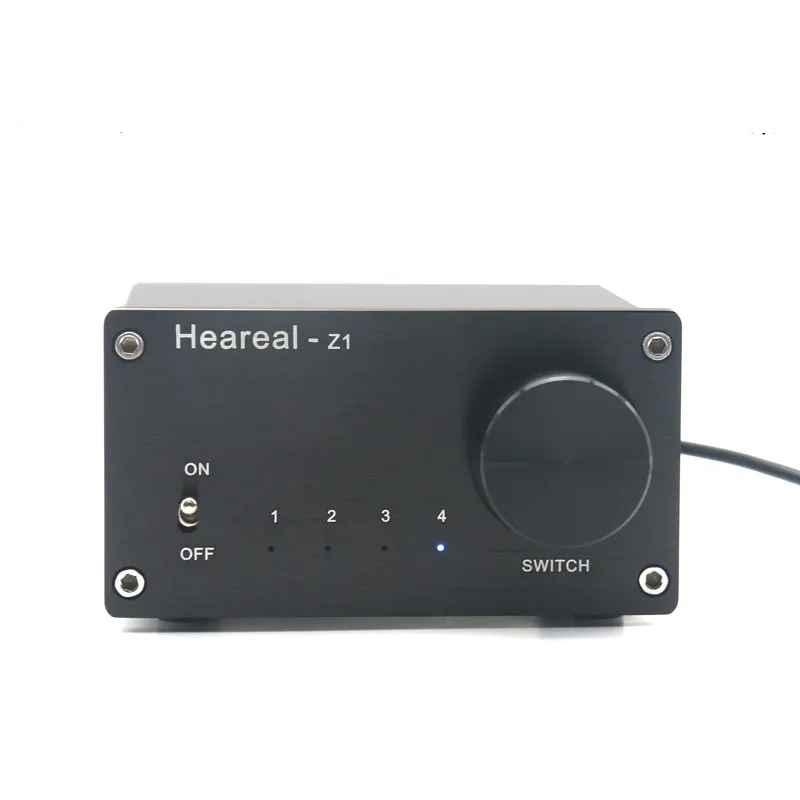 4 ingresso 1 Uscita/1 Ingresso 4 Uscita A due vie Audio Signal Switcher Interruttore Splitter Amplificatore/Altoparlante audio Selettore Splitter Box