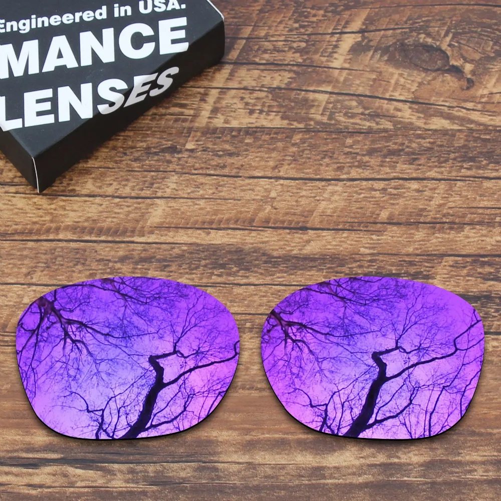 

Millerswap Polarized Replacement Lenses for Oakley Garage Rock Sunglasses Purple Mirrored Color (Lens Only)