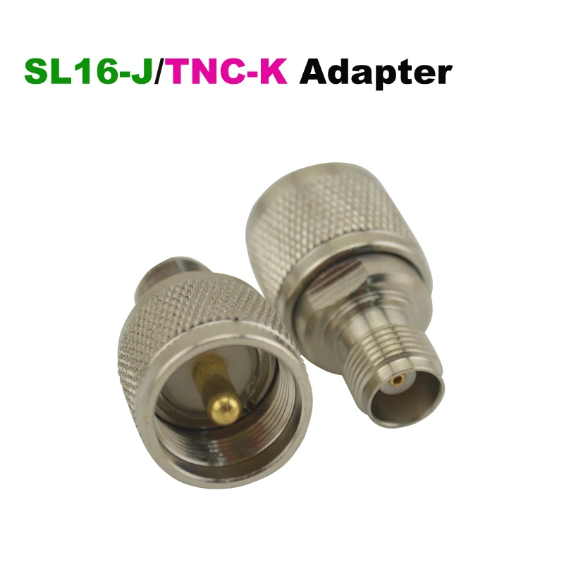 SL16-J (PL259 UHF)/TNC-K (TNC Female) jack RF Adapter