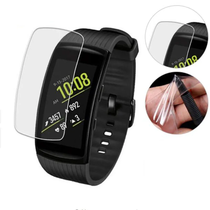 

5pieces Anti-scratch Soft TPU Ultra HD Clear Protective Film Guard For Samsung Gear Fit 2 Fit2 R360 Full Screen Protector Cover