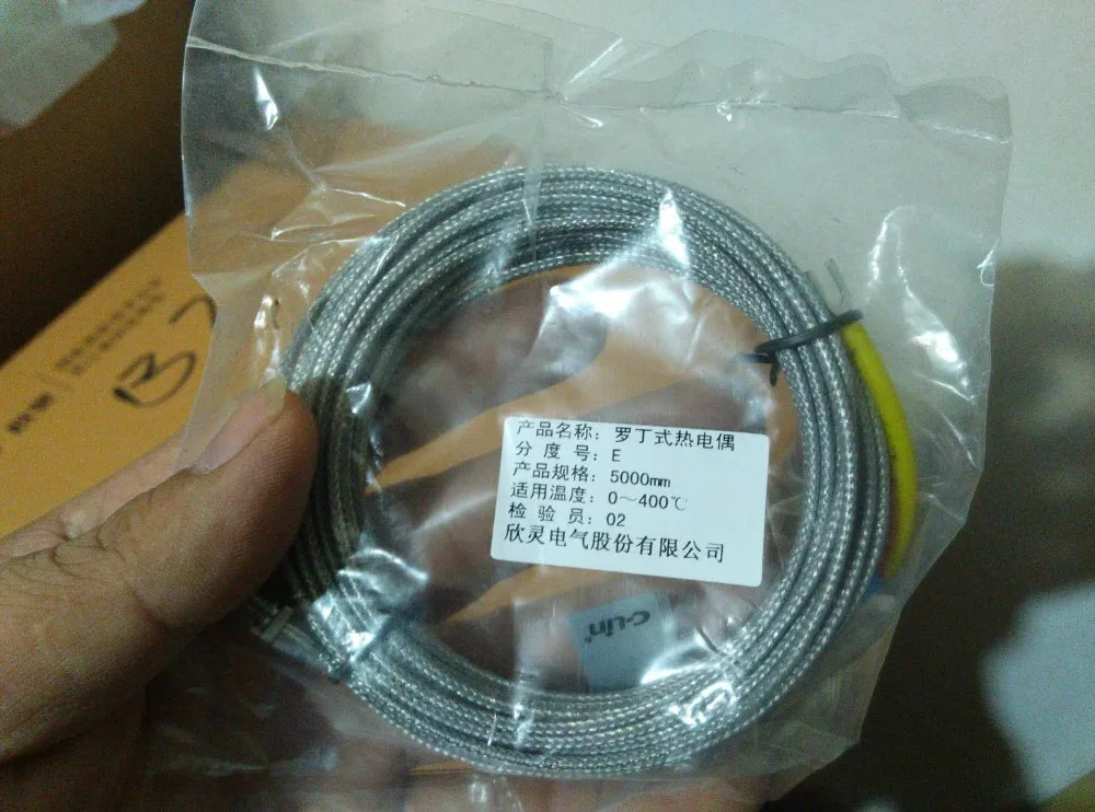 Brand new original authentic C-Lin WRET-02 (Type E) Line length 5 meters Rope type Thermocouple