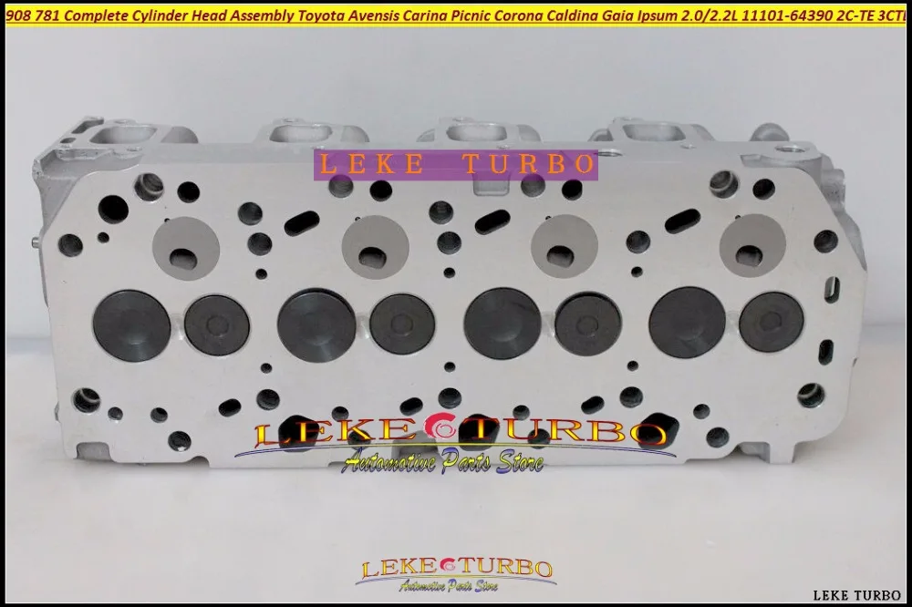 ww 908 881 Complete Cylinder Head Assy Avensis Carina Picnic 11101-64390 1110164390 11101 64390 3C 2CTE 3CTE 2.0L 2.2L 908781