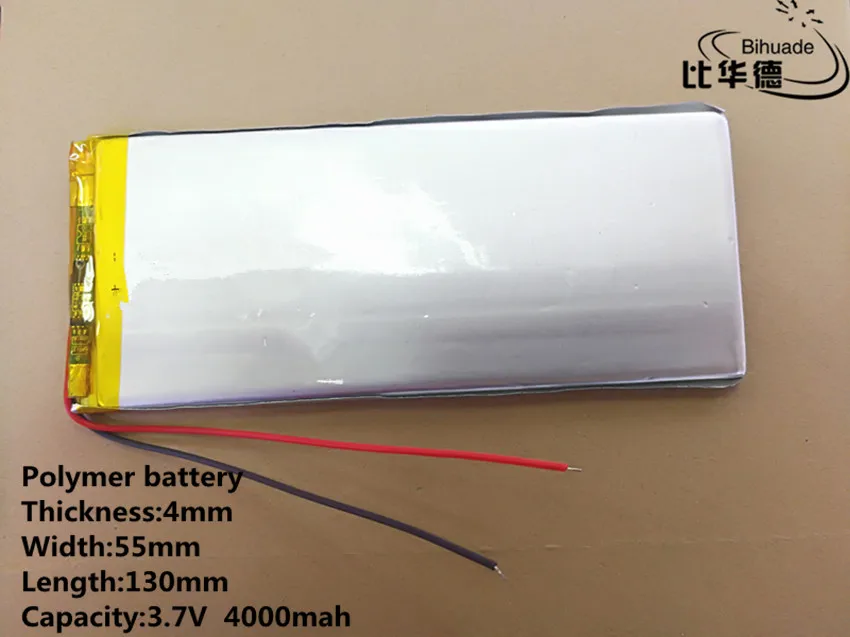 Polymer lithium batteries 3.7V 4000mAh 4055130 For Rechargeable Li-ion Cell 7 inch 8 inch 9inch