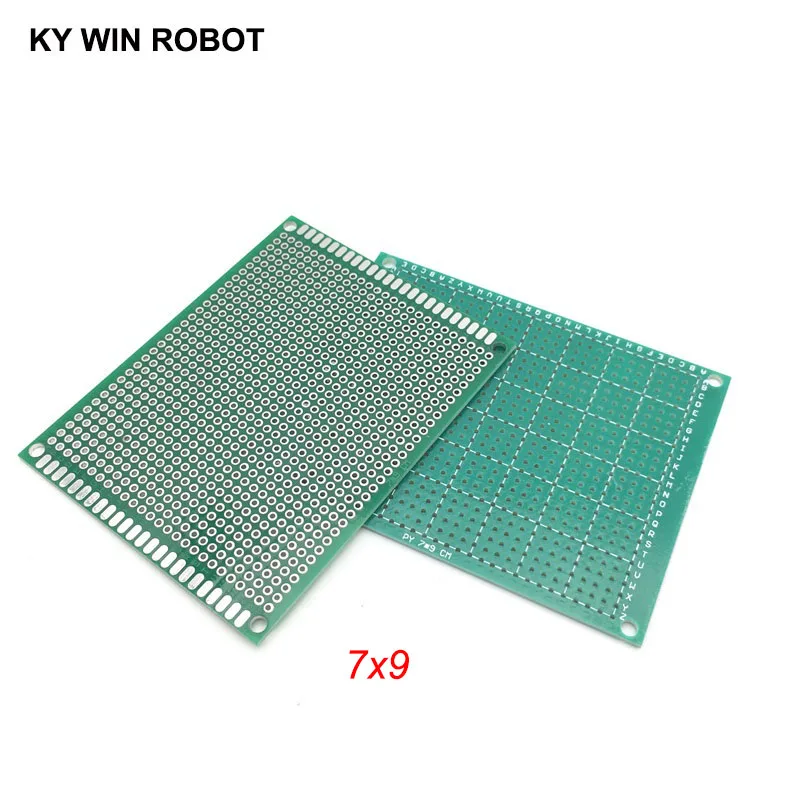 5pcs 7x9cm 70x90 mm Single Side Prototype PCB Universal Printed Circuit Board Protoboard For Arduino