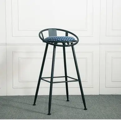 European iron home bar stool.