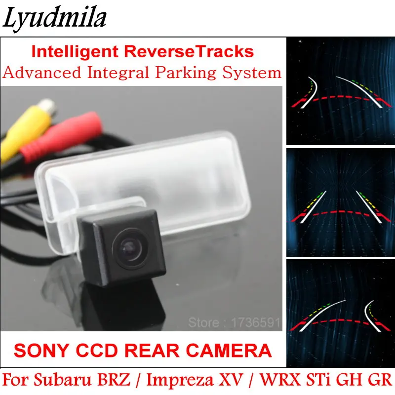 

Car Intelligent Dynamic Trajectory Parking Lines Parking Camera FOR Subaru Impreza XV / WRX STi GH GR Car Rear View Camera