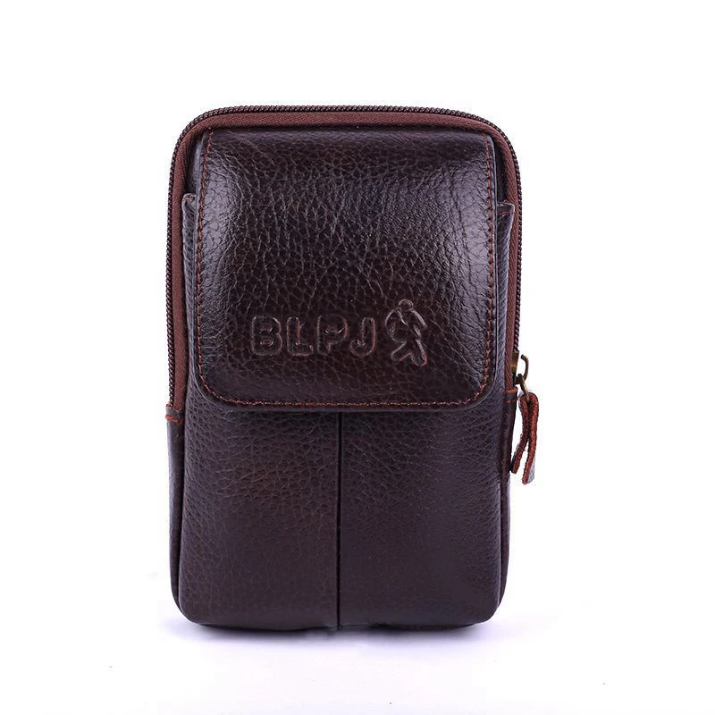 2023 neue Echtem Leder Brieftasche Vintage Taille Packs Telefon Beutel Taschen Multi-funktion Männer Reise Fanny-Pack Gürtel Loops hüfte Bum Tasche