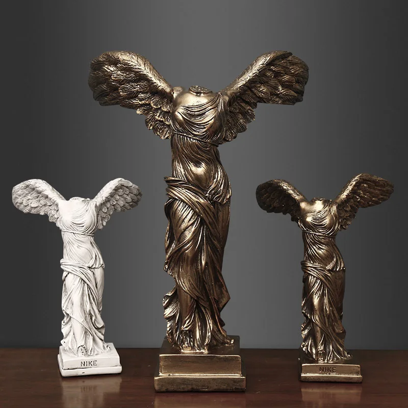 

European Victory Goddess Figures Like Sculpture Resin Crafts Home Decoration Ornaments Model Room Study Room Decoration