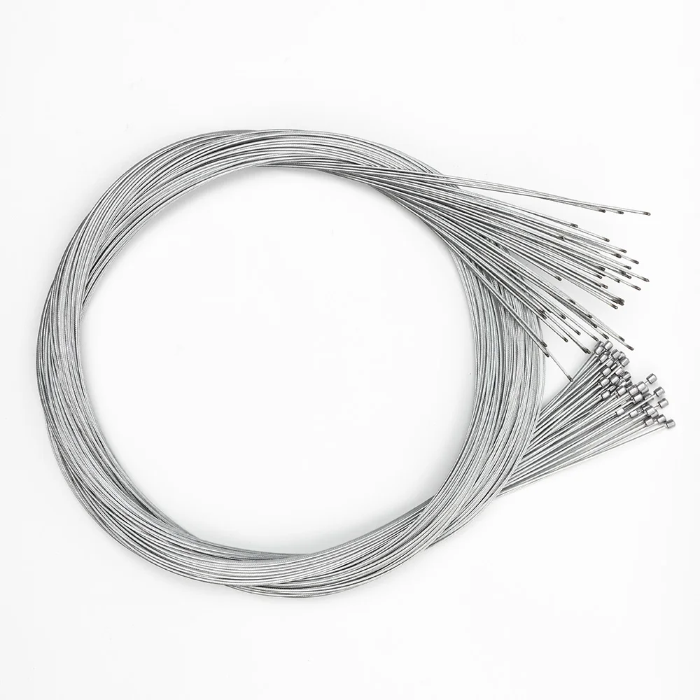 10 pcs 2m or 1.4m Road MTB Bike Fixed Gear Bicycle Shifting Cable Brake Line Gear Brake cable Sets Core Inner Wire Speed line