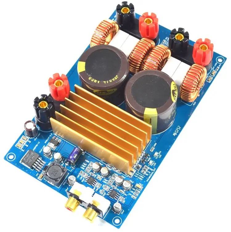 NEW DC24V - DC36V LM2575S-12 TPA3255 300W + 300W Class D audio Digital Amplifier Board