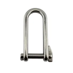 Stainless Steel 316 Halyard Key Pin Shackle Marine Hardware Boat Hardware Rigging Hardware 5/6/8mm Key Bolted Pin Shackle