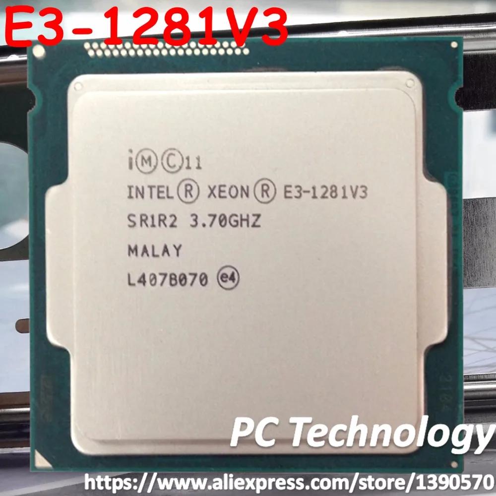 

Original Intel Xeon processor E3-1281V3 CPU 3.70GHz 8M LGA1150 Quad-core Desktop E3-1281 V3 Free shipping E3 1281V3