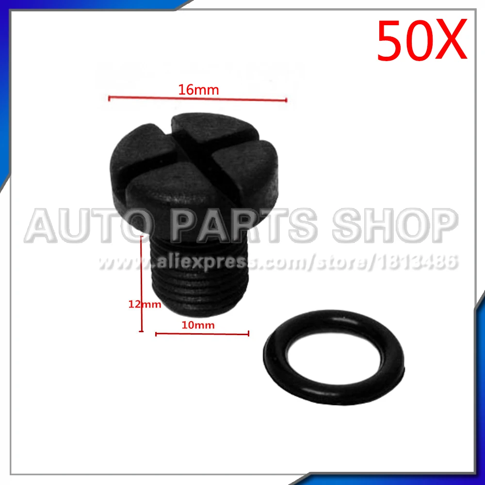 Auto Parts 50 pcs Radiator Expansion Cooling Bottle Tank Screw 17111712788 For BMW E39 E46 E52 E53 E83 E85 E86 E87 Z3 & Mini