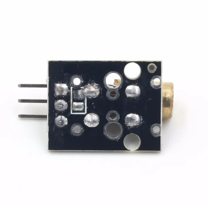 1Pcs KY-008 650nm Laser Sensor Module 6mm 5V 5mW Red Laser Dot Diode Copper Head KY008 For Arduino