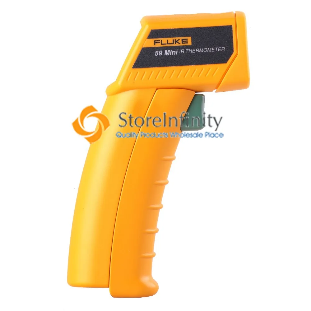 Original Fluke 59 Mini Handheld Laser Infrared Thermometer Gun Free Shipping