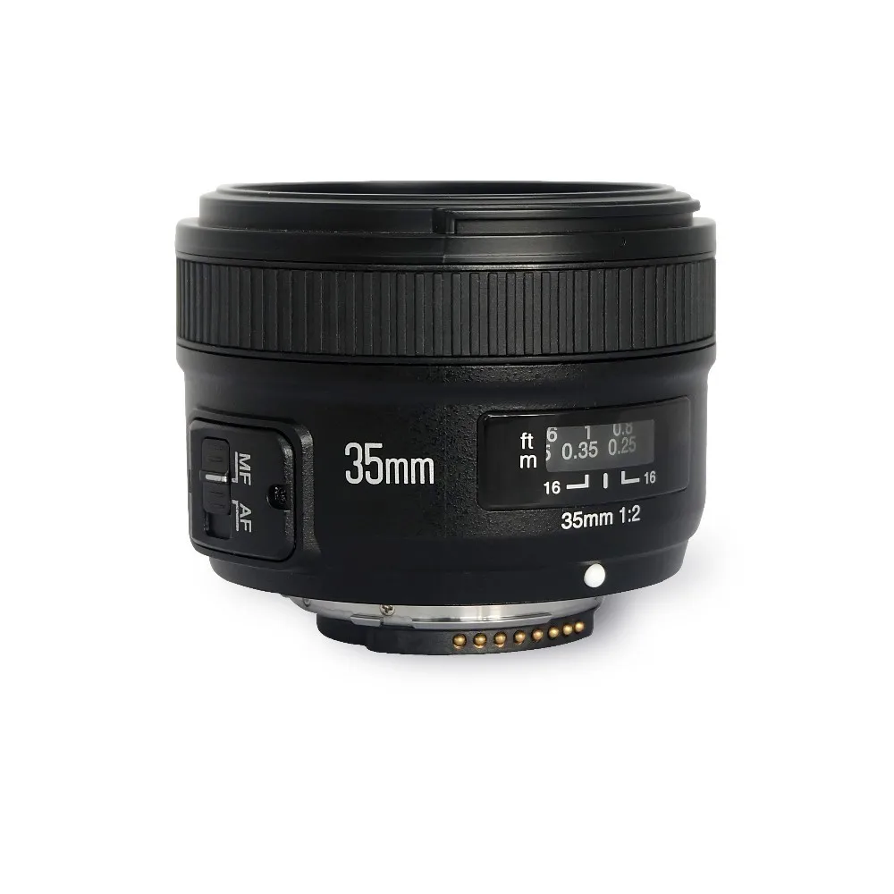 YONGNUO YN35mm F2.0 Wide-angle AF/MF Fixed Focus Lens for Nikon F