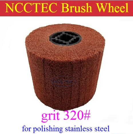 grit 320 NCCTEC Stainless steel wire drawing wheel brush FREE shipping | install in NCCTEC NSDM950 stainless steel grinder