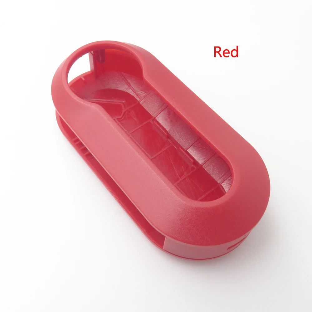 Cocolockey Replacement Case Shell Plastic KEY Cover Fob For Fiat 500 Panda Punto Bravo Car Flip Key Case 3Buttons