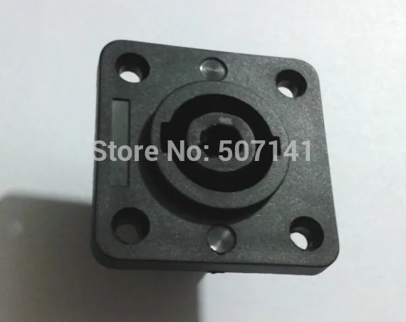 10PCS black Speakon 4 Pin Female Jack Compatible Audio Cable Connectors