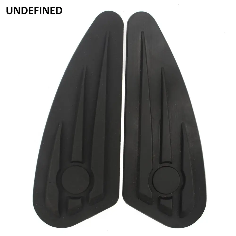 Motorcycle Vintage Gas Tank Pads Anti Slip Grip Traction Pad Sticker Side Fuel Decal For Harley Dyna Electra Glide Universal