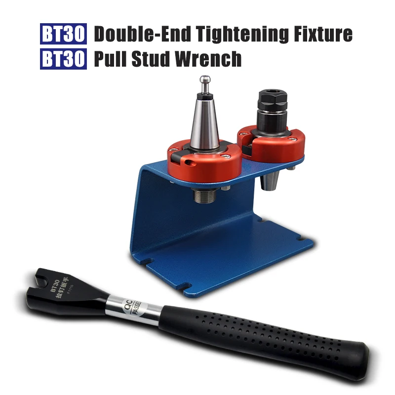 SFX BT30 Dicephalous Tool Lock Seat  Lock Knife Block Double-end Locking Seat Tool Holder Tightening Fixture