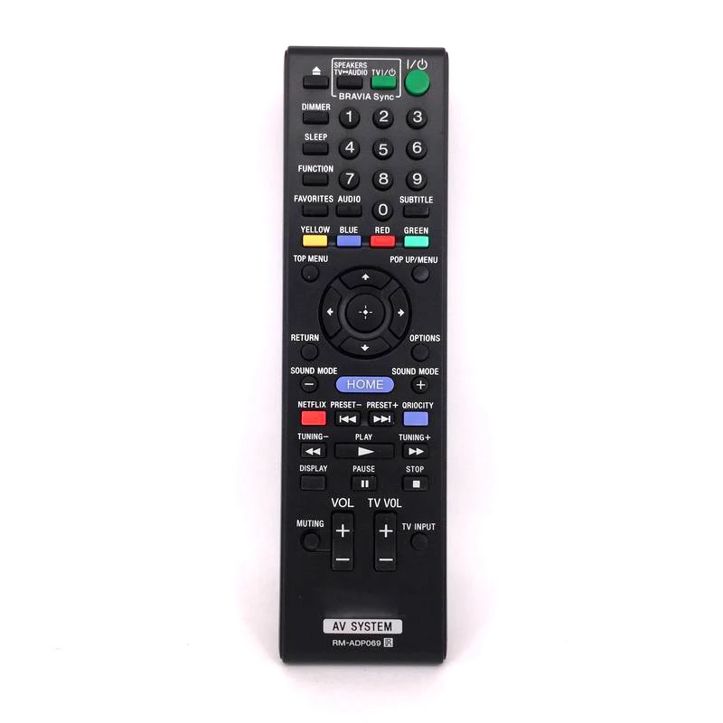 

New Replace Remote Control RM-ADP069 For Sony AV BDV-N890W/Z BDV-T57 BDV-F7 HBD-F7 BDV-E280 HBD-T58 BDV-T58 BDV-E580 BDV-E380