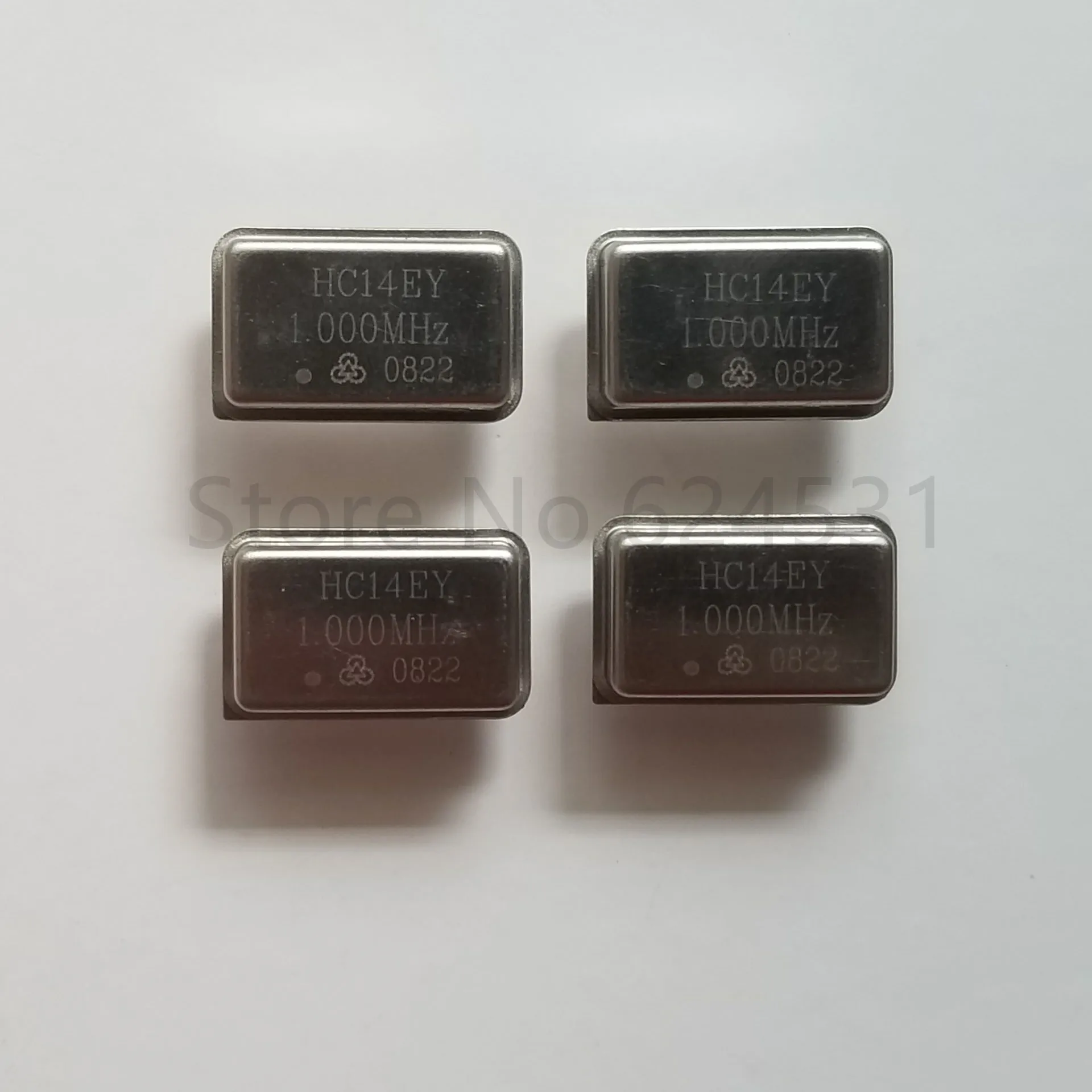 5pcs In-line active crystal OSC DIP-4 rectangular clock vibration full size 1M 1MHZ 1.000MHZ