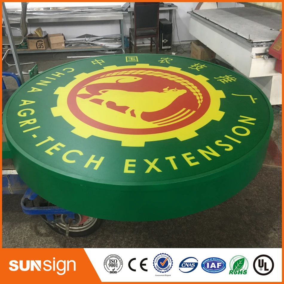 Outdoor doppio facce light box