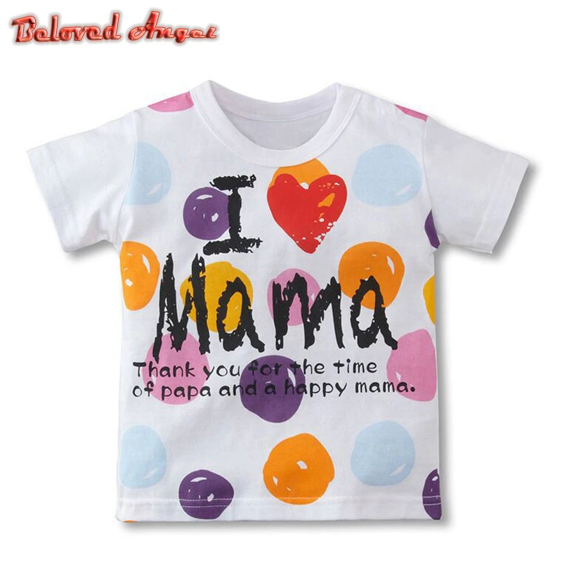 

2019 Summer Short Sleeves Kids Boys Girls T-shirt T Shirts Children Clothing 100% Cotton Top Tees Baby Cartoon Costume 2-6Y