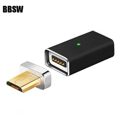 Magnes adsorpcyjny Adapter Micro USB magnetyczny kabel ładujący konwerter do SAMSUNG XIAOMI HUAWEI ASUS Android Phone